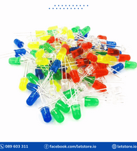 10PCS LED F5 5MM Round Light Emitting Diode Red Blue Yellow Green White Color