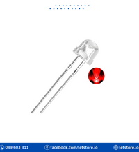 10PCS LED 5MM Straw Hat Wide Angle Light Emitting Diode Red Blue Yellow Green White Color