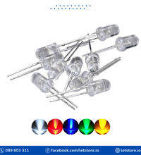 10PCS LED 5MM Super Bright Light Emitting Diode Red Blue Yellow Green White Color