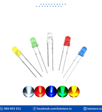 10PCS LED F3 3MM Round Light Emitting Diode Red Blue Yellow Green White Color