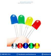 10PCS LED F10 10MM Round Light Emitting Diode Red Blue Yellow Green White Color