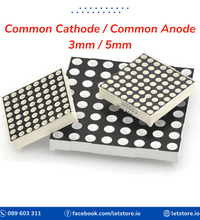 LED Dot 3mm 5mm 8*8 Red Color LED Dot Matrix Display