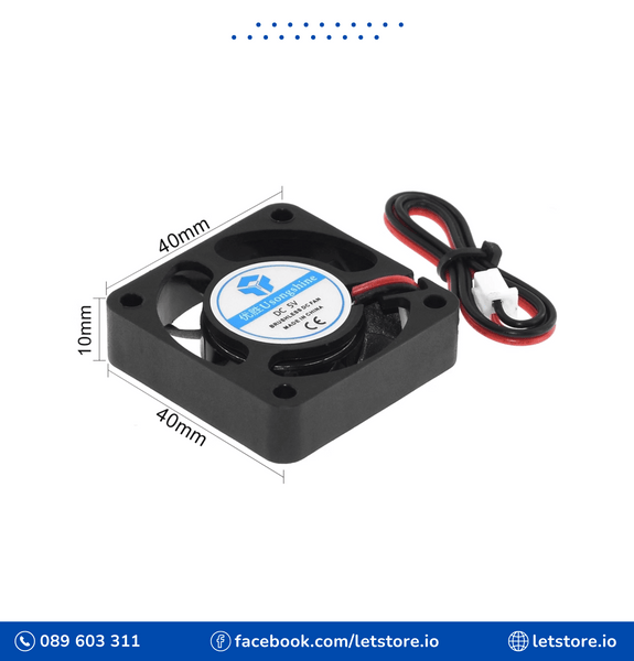 4010 Fan 40MM 40x40x10MM 12V 5V 24V 2Pin DC Cooler Small Cooling Fan DIY