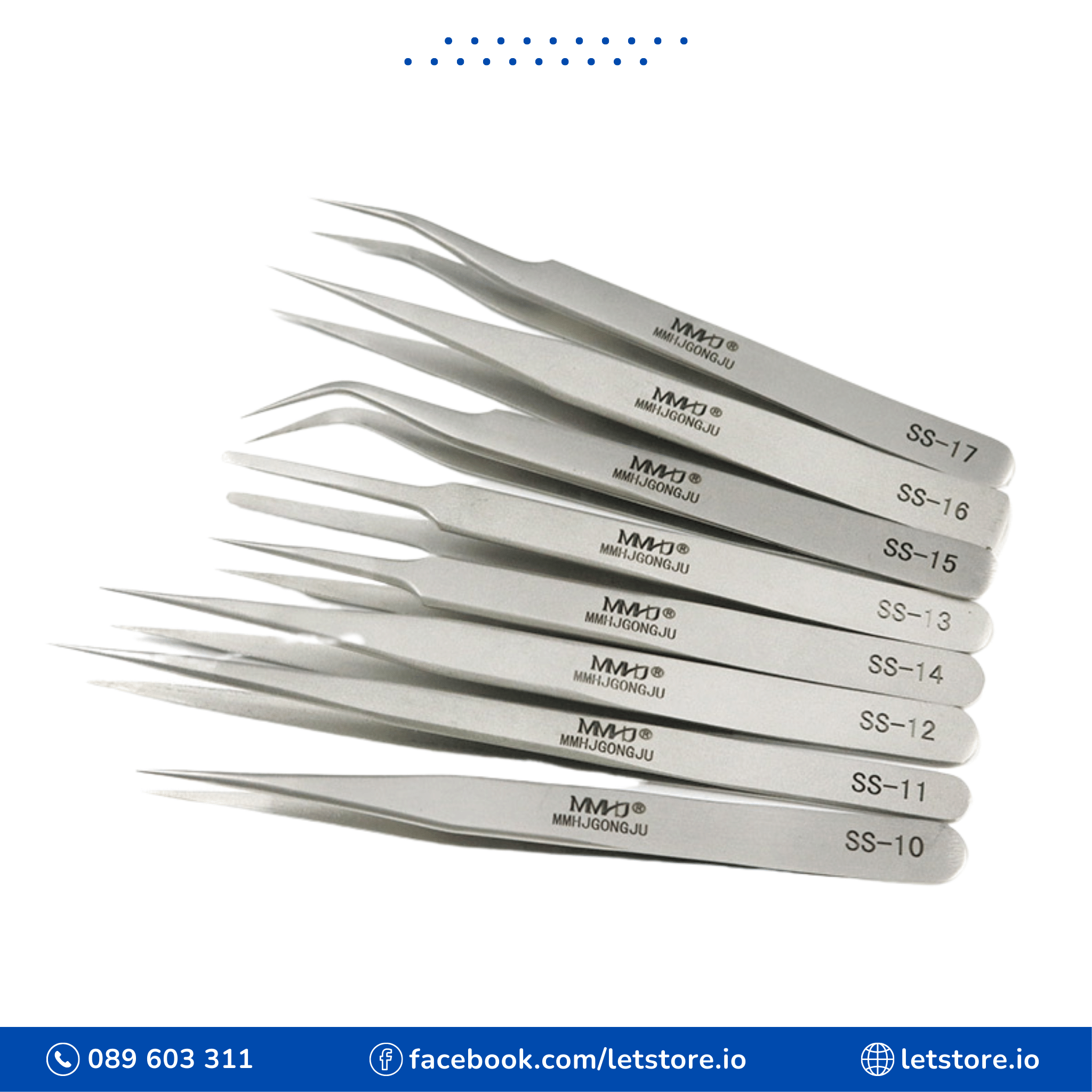 Stainless Steel Straight and Curved Non Magnetic Tweezers Use for Dental/Mobile/Gadget/Laptop Repair