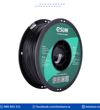 ESUN PLA+ 1.75mm Black Color 1KG 3D Printer Filament