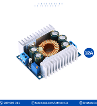 DC-DC Buck 4.5V-30V to 0.8V-12V 12A 100W Step Down Buck Converter