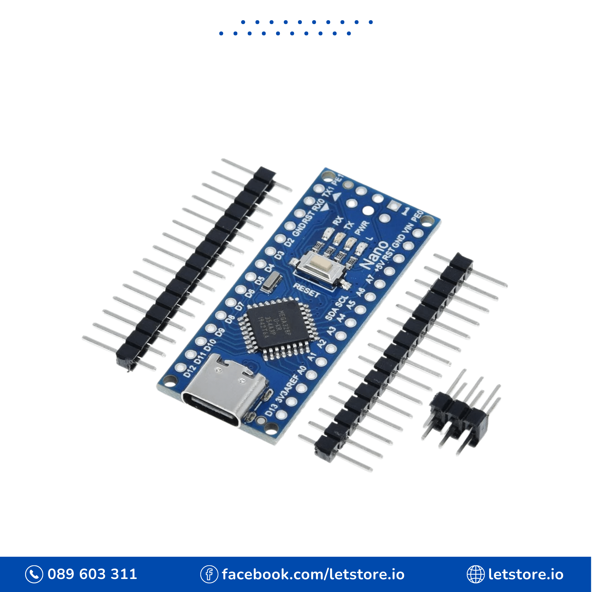 NANO V3.0 Atmega328 With The Bootloader Compatible CH340 USB Driver DIY Kit