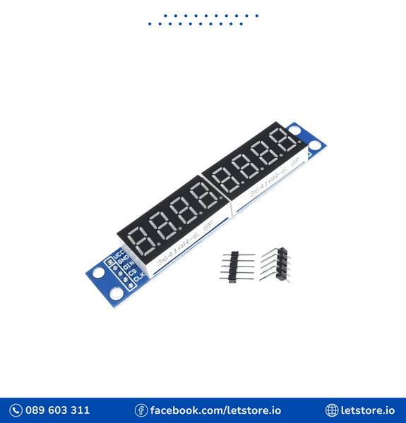 MAX7219 LED Module 8 Bit 7 Segment Display LED Display