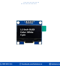 1.3 Inch I2C IIC 4pin 128x64 OLED Display Module White