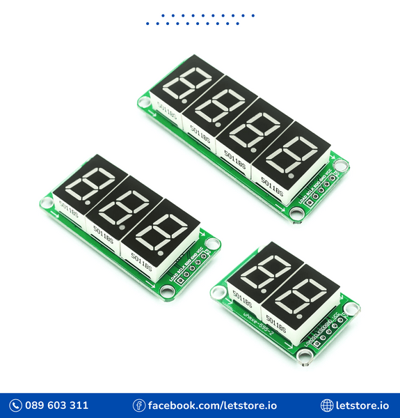 74HC595 2 3 4 Digit 0.5" Inch 7 Segment Digital Tube LED Display Module