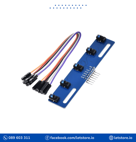 IR TCRT5000 Infrared Reflective 5 Way