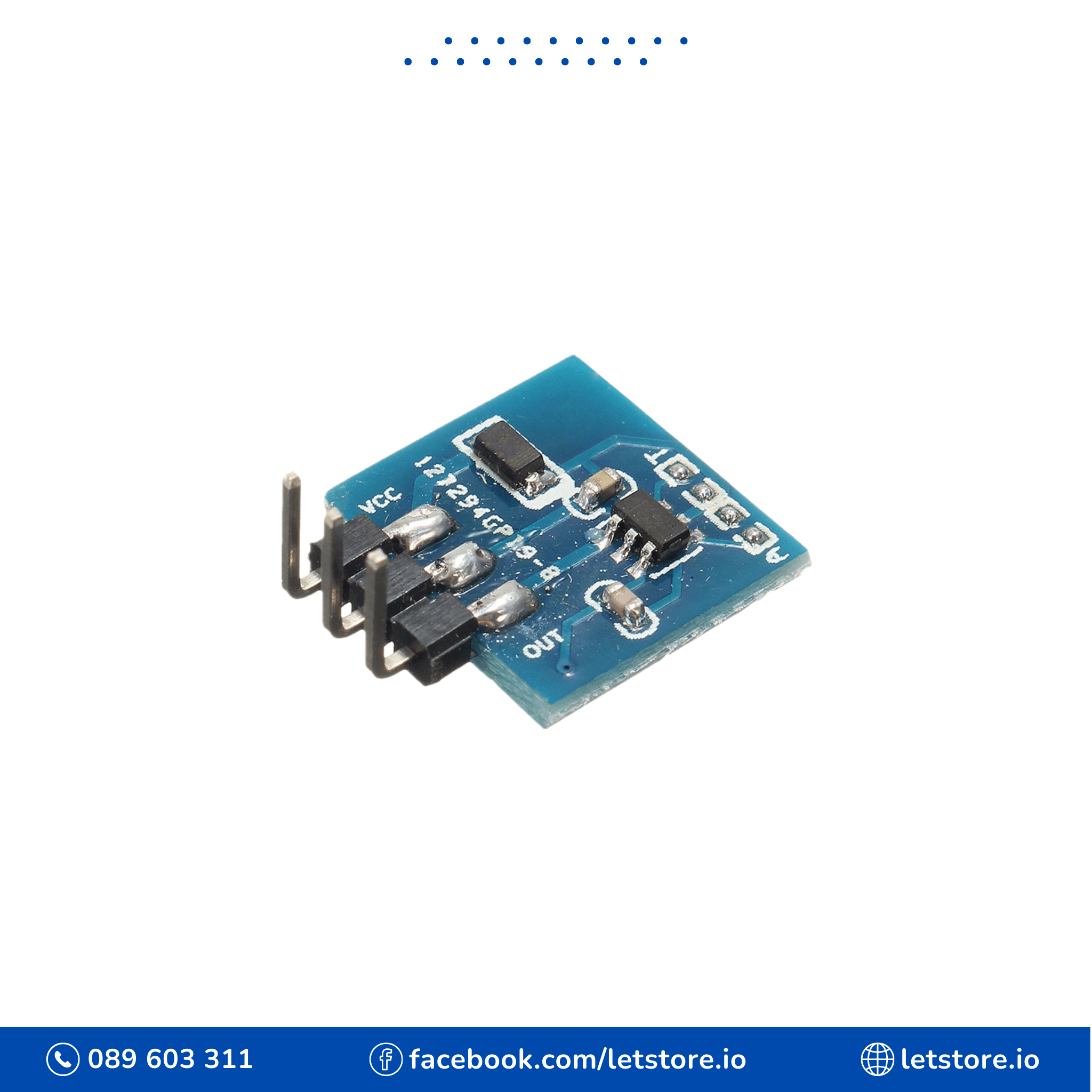 Touch TP223 Capacitive Blue 1 Way