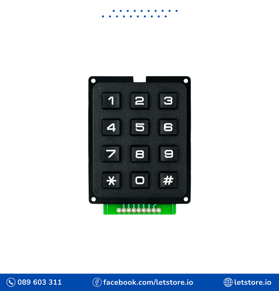 Matrix Keypad Keyboard 3x4 12 keys