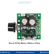 PWM DC Motor Speed Controller 12-40V 10A