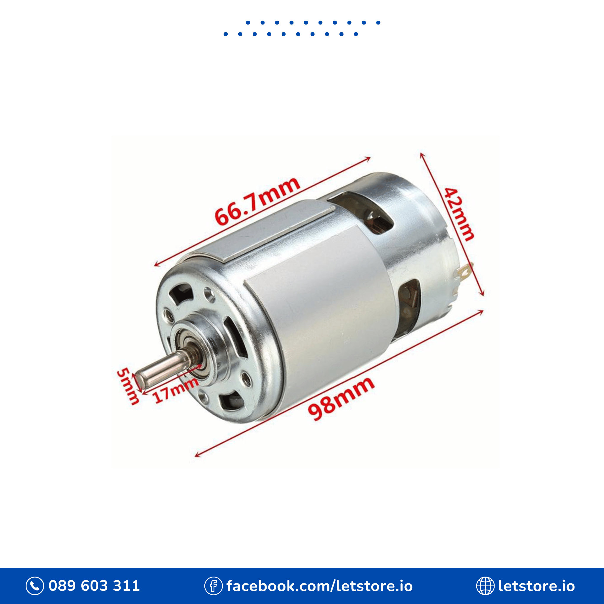 Spindle Motor 12V 775 150W 3.4K 12V 15000RPM