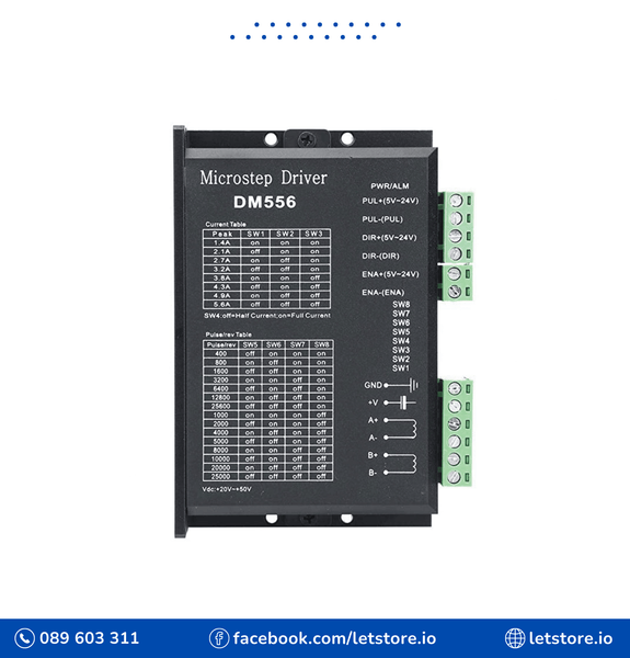 Microstep Driver DM556 5.6A Stepper Motor Driver 20-50V