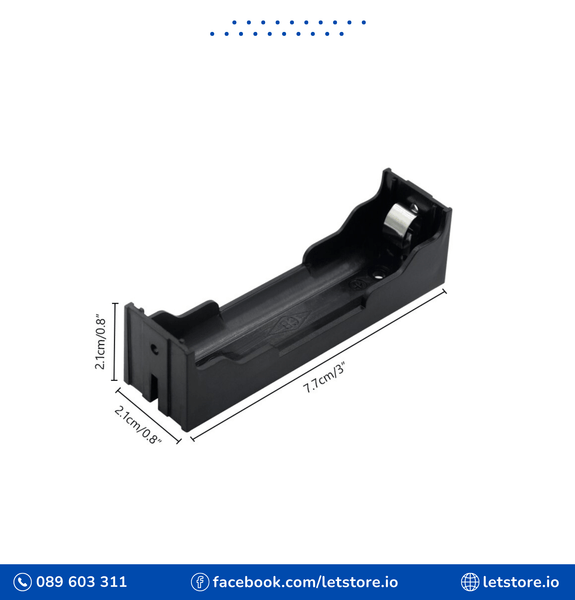 ABS 18650 Cases 1X 18650 Battery Holder Storage Box Case 1 Slot Battery