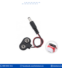 Battery Clip Connector with DC 15cm T-type