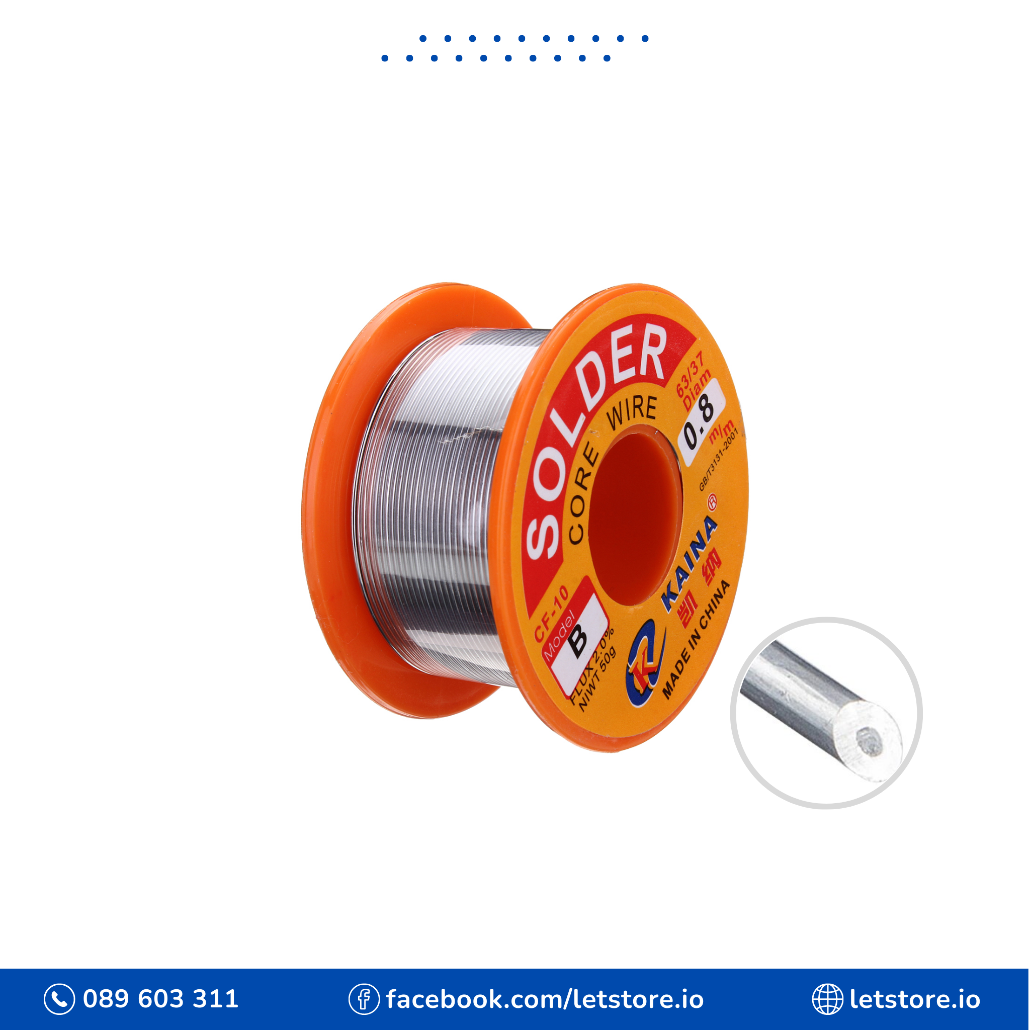 KAINA Soldering Wire 0.8mm 50g