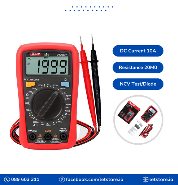 Digital Multimeter LCD UNI-T UT33D+