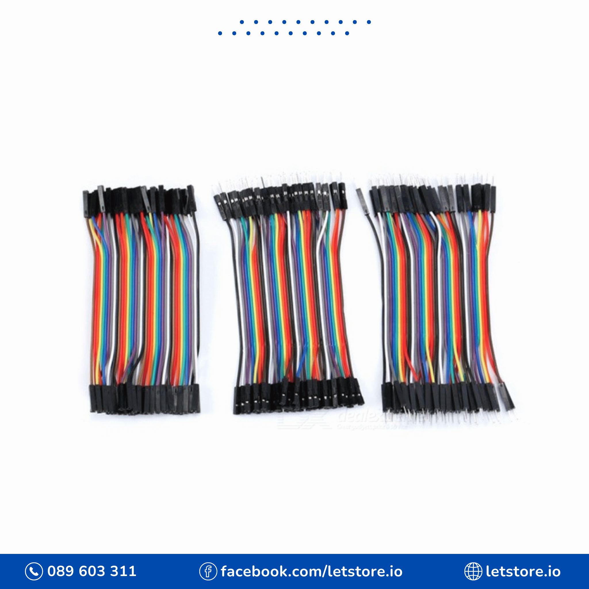 10CM 40Pins M-M / M-F / F-F Male Female Dupont Wire Breadboard Cables Jumper Cables