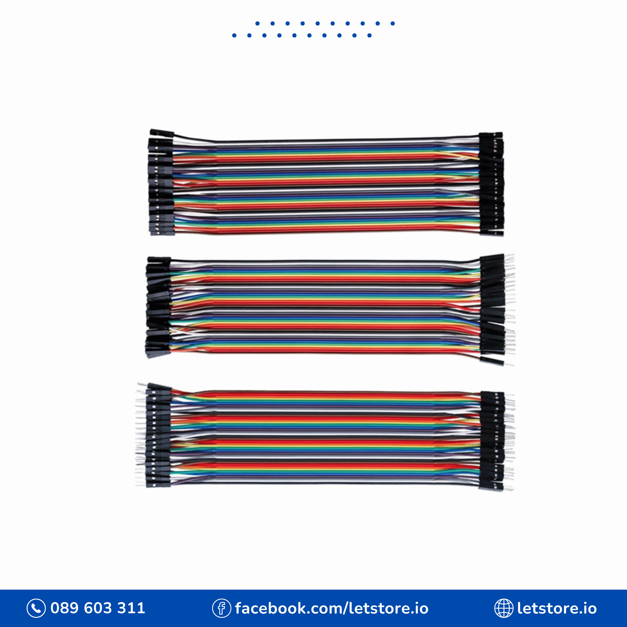 15CM 40Pins M-M / M-F / F-F Male Female Dupont Wire Breadboard Cables Jumper Cables