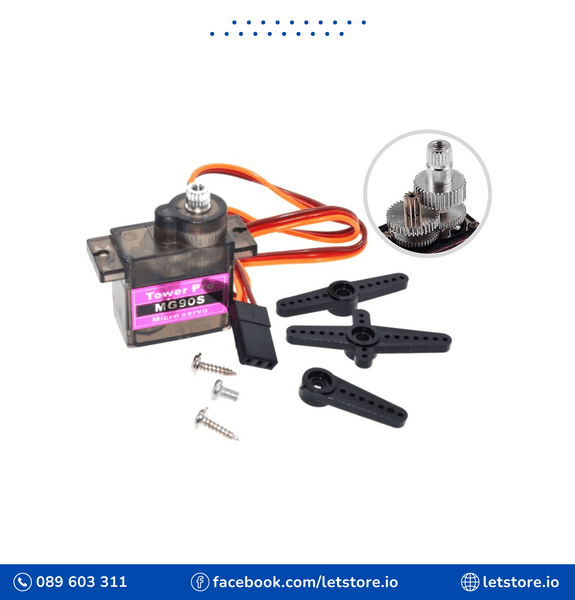 MG90S Metal Gear Servo Metal Gear Small Size 4.8-6V