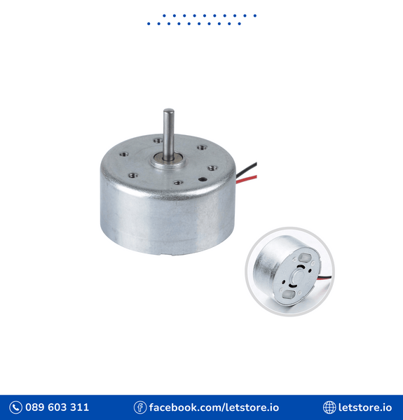 RF-300 DC 3V 5V 6V 8400RPM Mini 24mm Round Electric Motor 2mm Shaft
