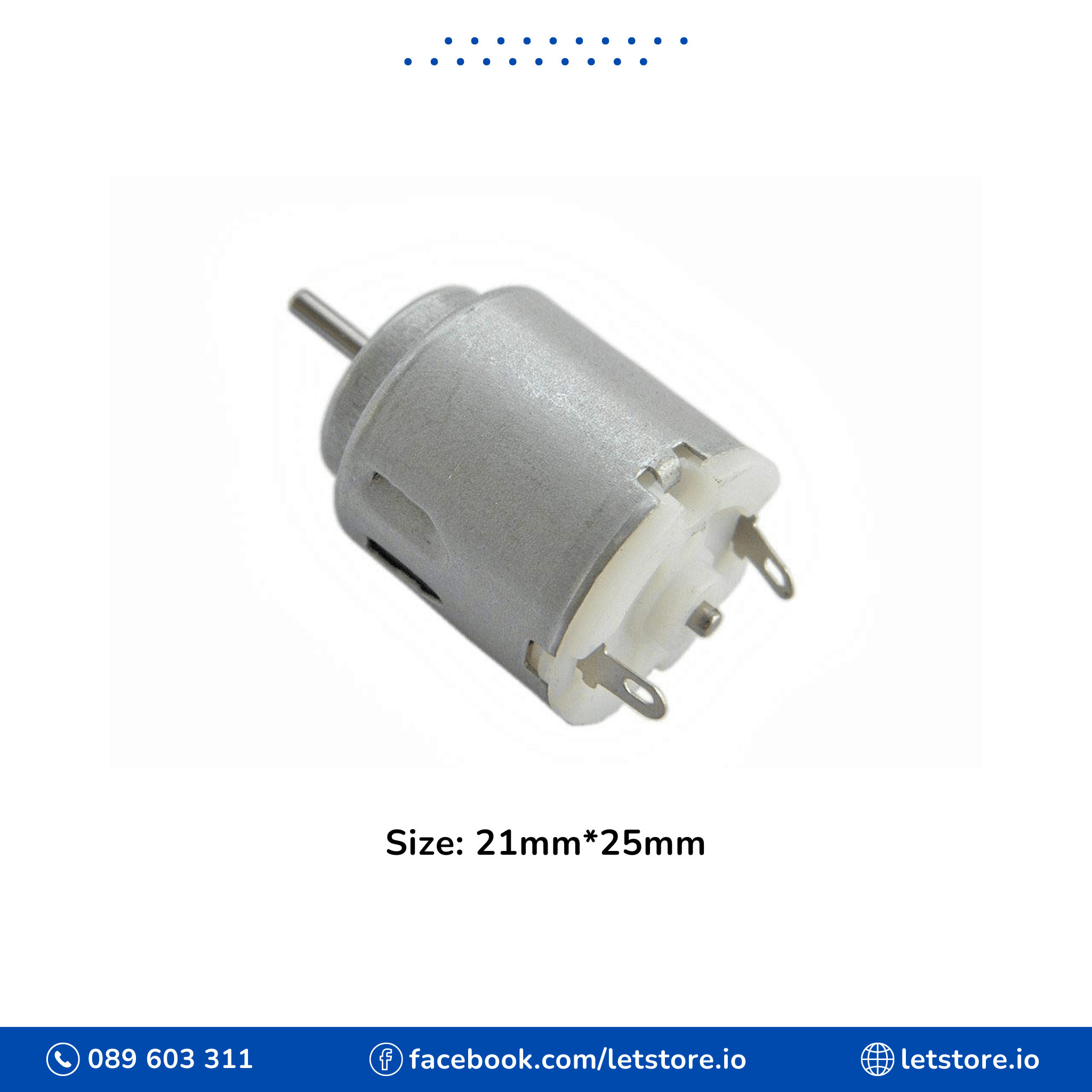 DC Motor 140 Shaft 2.0 3-6V