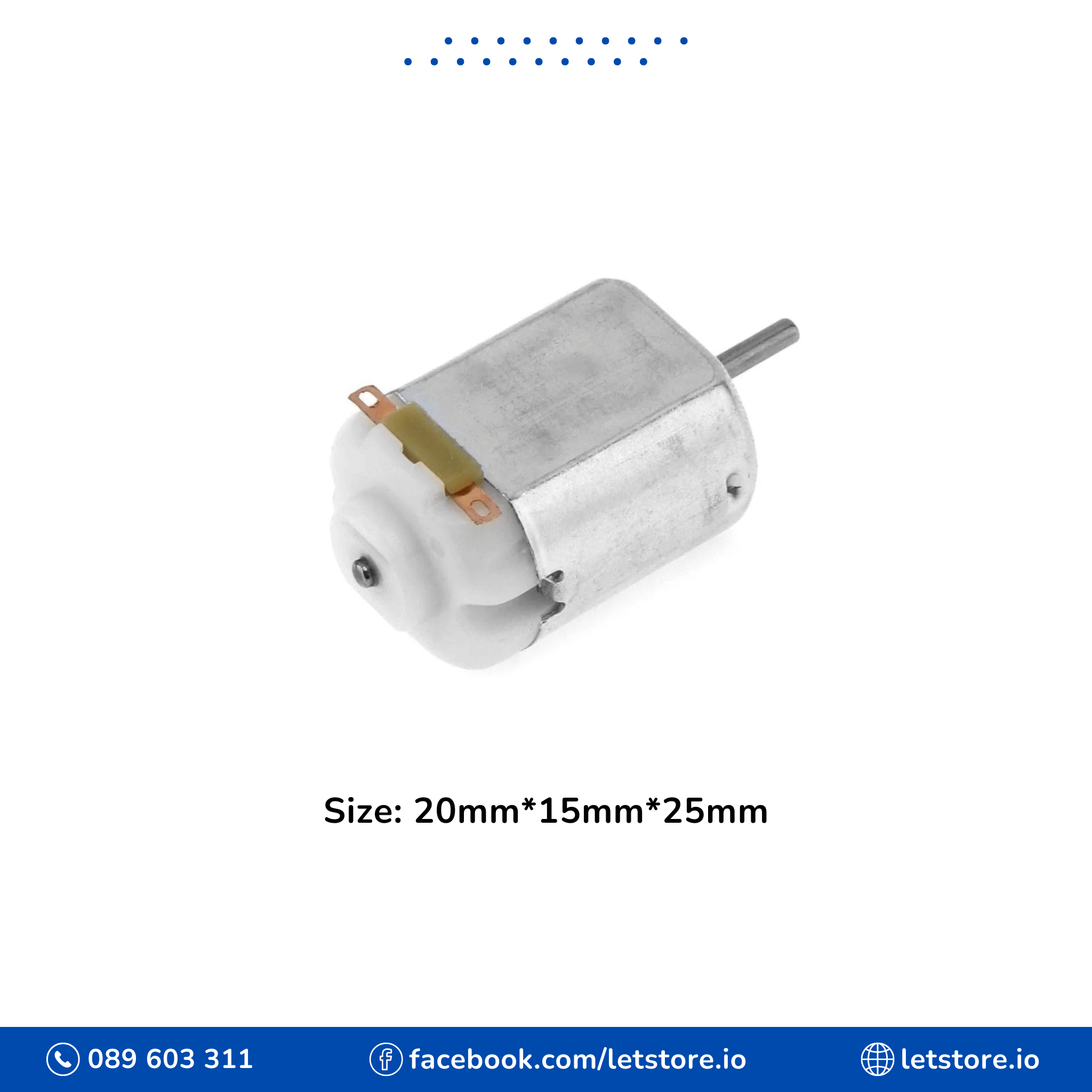 DC Motor130 Shaft 2.0 3-6V