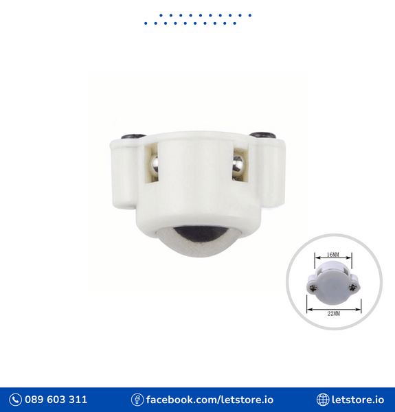 Wheel Caster DIY 15mm White