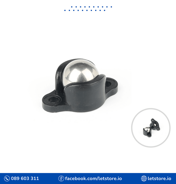 Wheel Caster DIY 10mm Black