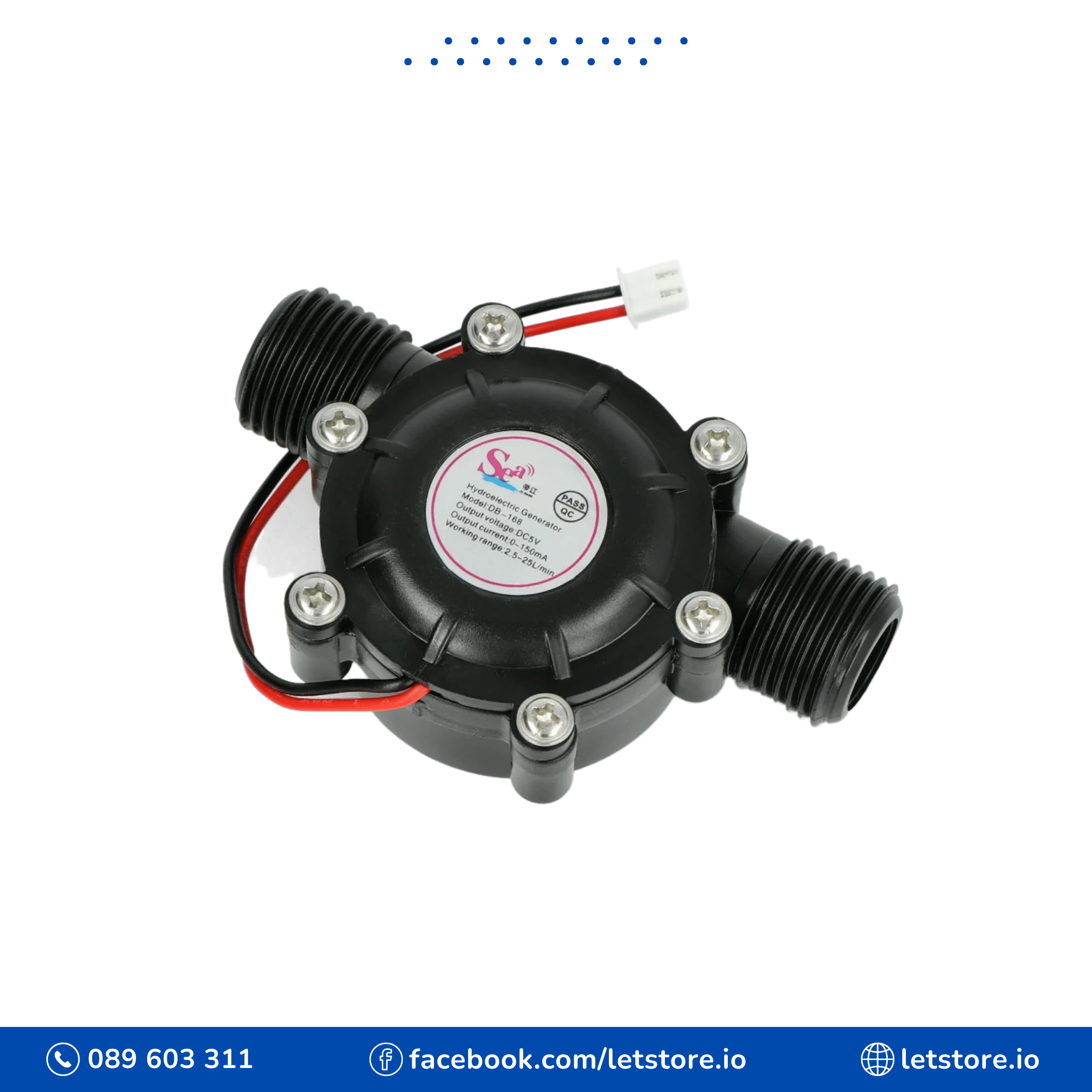 5V 12V 0-150mA Hydroelectric Power Generator